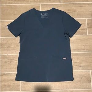 Figs Dark Harbor Small Casma Scrub Top